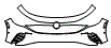 Bumper Kit pattern for the 2026 Volkswagen ID.4