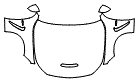 Full Hood, Fender and Mirror Kit pattern for the 2024 Mercedes Benz CLE Cabriolet