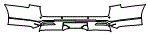 Rear Bumper Kit pattern for the 2023 Ford Expedition