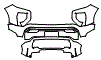 Bumper Kit pattern for the 2026 GMC Canyon