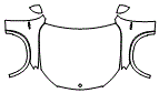 Full Hood, Fender and Mirror Kit pattern for the 2024 Mercedes Benz GLC Coupe