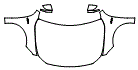 Full Hood, Fender and Mirror Kit pattern for the 2024 Mercedes Benz CLA Coupe