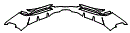 Rear Bumper Kit pattern for the 2027 Lamborghini Revuelto