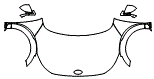 Full Hood, Fender and Mirror Kit pattern for the 2026 Hyundai Ioniq 5 (US)