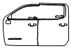 Door Kit pattern for the 2026 GMC Sierra 1500