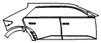 Door and Rear Fender Kit pattern for the 2026 Hyundai Ioniq 5 (US)