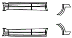 Rocker Panel Kit pattern for the 2024 BMW X3