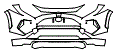 Bumper Kit pattern for the 2025 Toyota RAV4