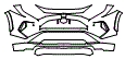 Bumper Kit pattern for the 2025 Toyota RAV4