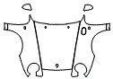 Full Hood, Fender and Mirror Kit pattern for the 1995 Porsche 911