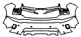 Bumper Kit pattern for the 2026 Chevrolet Silverado HD