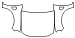 Full Hood and Fender Kit pattern for the 2026 Ford Ranger