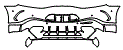 Rear Bumper Kit pattern for the 2027 Mercedes Benz AMG GT