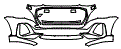 Bumper Kit pattern for the 2024 Audi Q8