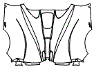 Engine Cover and Spoiler Kit pattern for the 2024 Pagani Utopia