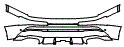 Rear Bumper Kit pattern for the 2026 Audi SQ7