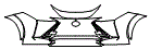 Bumper Kit pattern for the 2026 Lexus RZ
