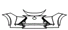 Bumper Kit pattern for the 2026 Lexus RZ