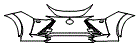 Bumper Kit pattern for the 2026 Lexus RZ