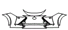Bumper Kit pattern for the 2026 Lexus RZ