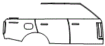 Door and Rear Fender Kit pattern for the 2027 Land Rover Range Rover