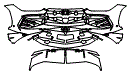 Bumper Kit pattern for the 2027 Lamborghini Urus