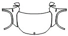 Full Hood, Fender and Mirror Kit pattern for the 2024 Mercedes Benz GLA SUV