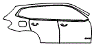 Door and Rear Fender Kit pattern for the 2021 BMW X3