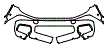 Bumper Kit pattern for the 2025 Mercedes Benz G-Class SUV