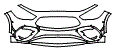 Bumper Kit pattern for the 2026 Mercedes Benz GLA SUV