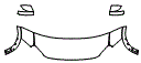Hood, Fender and Mirror Kit pattern for the 2026 MINI Countryman