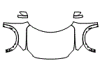 Full Hood, Fender and Mirror Kit pattern for the 2026 MINI Countryman