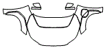 Full Hood, Fender and Mirror Kit pattern for the 2025 Toyota bZ4X