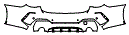 Rear Bumper Kit pattern for the 2027 BMW 4 Series