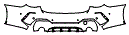 Rear Bumper Kit pattern for the 2027 BMW 4 Series