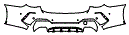 Rear Bumper Kit pattern for the 2027 BMW 4 Series