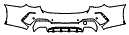 Rear Bumper Kit pattern for the 2027 BMW 4 Series