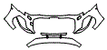 Bumper Kit pattern for the 2026 Audi S3