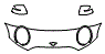 Hood and Mirror Kit pattern for the 2026 MINI Cooper Convertible
