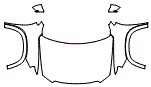 Full Hood, Fender and Mirror Kit pattern for the 2027 GMC Acadia