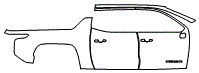 Door and Rear Fender Kit pattern for the 2026 Chevrolet Silverado EV