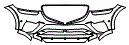 Bumper Kit pattern for the 2025 Genesis GV70