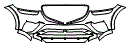 Bumper Kit pattern for the 2025 Genesis GV70