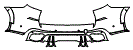 Rear Bumper Kit pattern for the 2026 BMW X5