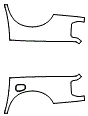 Outer Bed Panel Kit pattern for the 2026 Ford Ranger