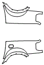 Outer Bed Panel Kit pattern for the 2026 Ford Ranger
