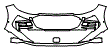 Bumper Kit pattern for the 2027 Audi Q6 e-tron