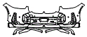 Bumper Kit pattern for the 2026 BMW X5