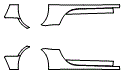 Rocker Panel Kit pattern for the 2027 Porsche 911 (992.2)