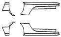 Rocker Panel Kit pattern for the 2027 Porsche 911 (992.2)